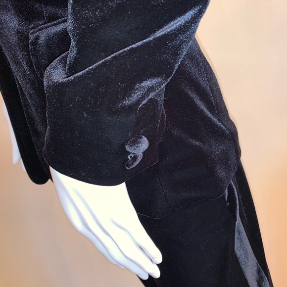 Black VELVET Tuxedo CIELLO COUTURE - Picture 9 of 15